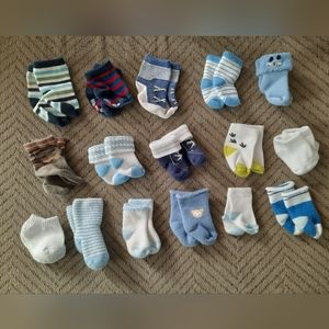 Assorted baby socks